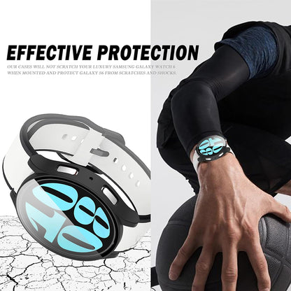 Coque Techsuit Defense360 Pro pour Samsung Galaxy Watch6 40mm, Noire