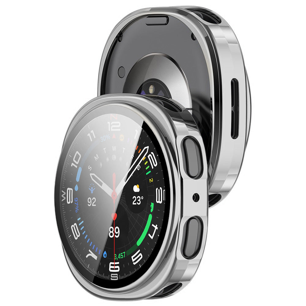 Coque Techsuit Defense360 Pro pour Samsung Galaxy Watch9 / Watch8 44mm, Argentée