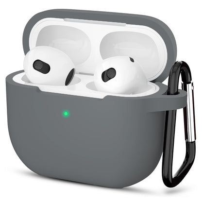 Techsuit Silikonhülle für Apple AirPods 3, Grau