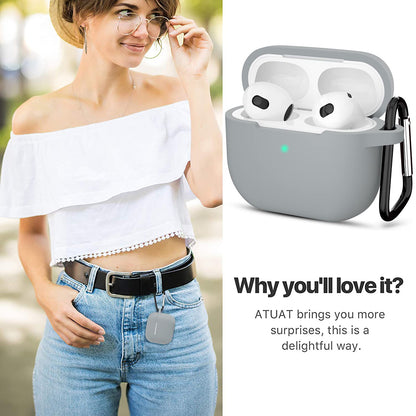 Coque Techsuit Silicone pour Apple AirPods 3, Violet