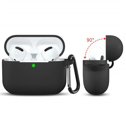 Coque Techsuit Silicone pour Apple AirPods 3, Noire
