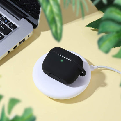 Coque Techsuit Silicone pour Apple AirPods 3, Noire