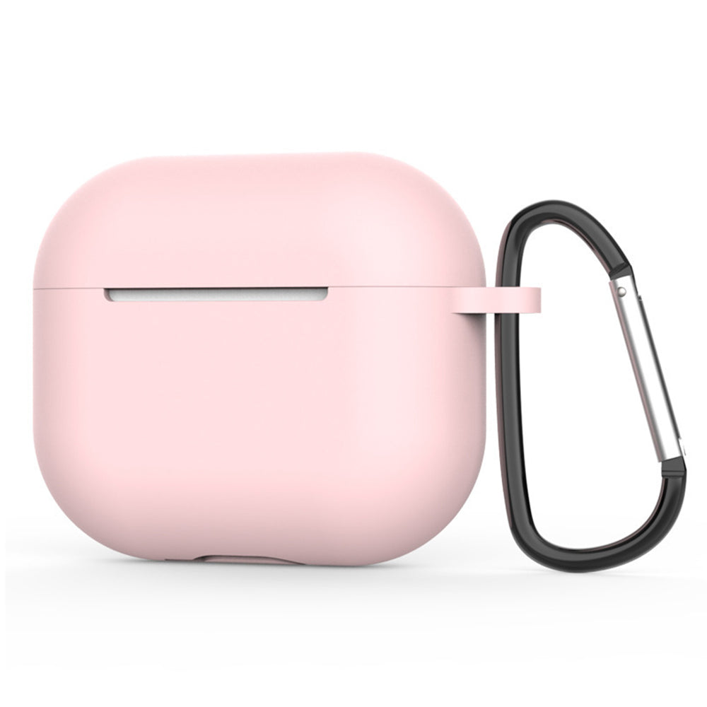 Coque Techsuit Silicone pour Apple AirPods 4, Rose Clair