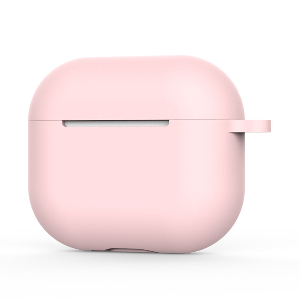Coque Techsuit Silicone pour Apple AirPods 4, Rose Clair