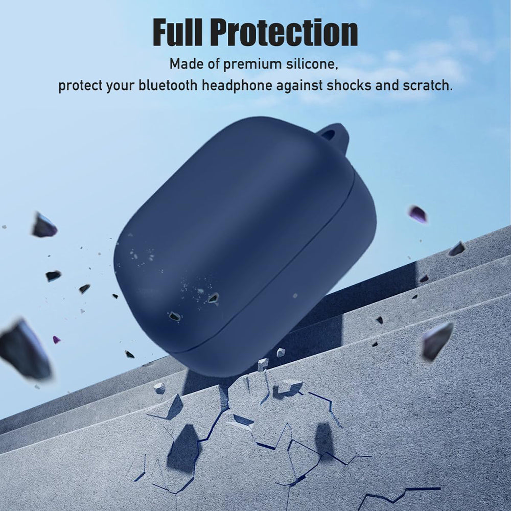 Techsuit Silikonhülle für Samsung Galaxy Buds4 / Buds4 Pro, Weiß