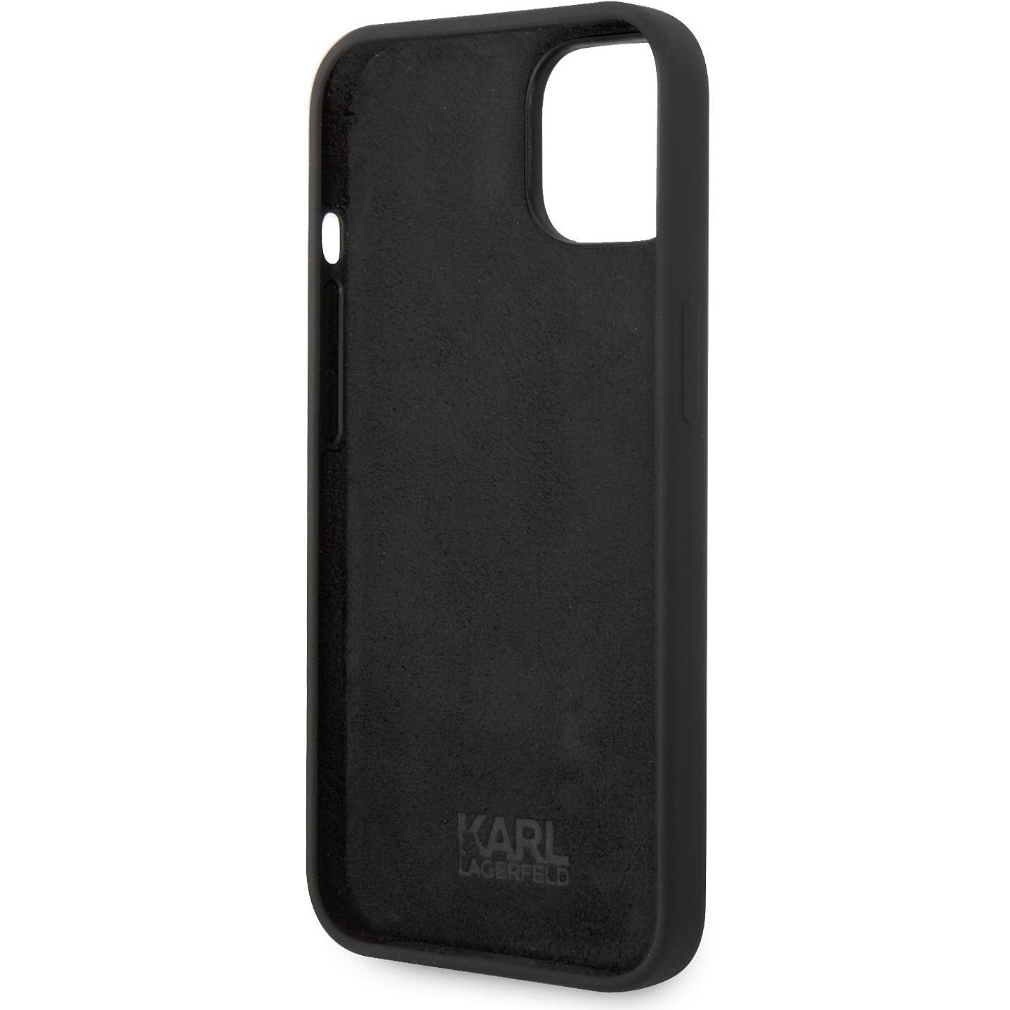 Coque pour Apple iPhone 14 Plus, Karl Lagerfeld, Silicone Body Choupette, Noire