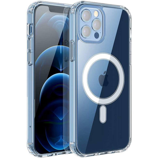 Coque MagSafe pour Apple iPhone 14 Pro, OEM, Antichoc, Transparente