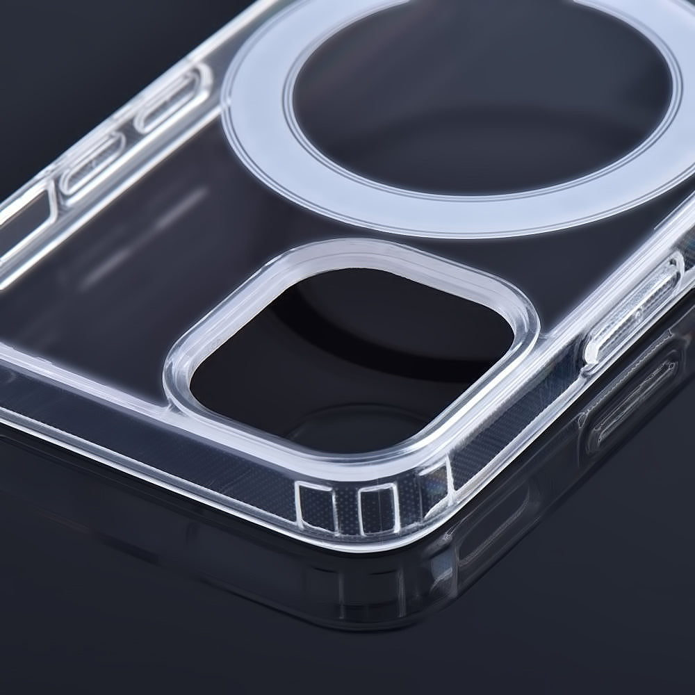 Coque MagSafe pour Apple iPhone 14 Pro Max, OEM, Claire, Transparente
