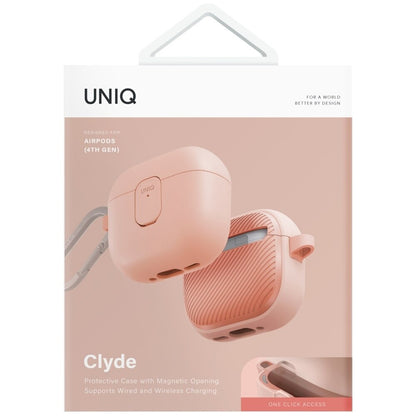 Étui UNIQ Clyde pour Apple AirPods 4, Corail