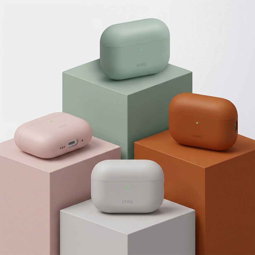 UNIQ Lino Hülle für Apple AirPods Pro 3, Minzgrün