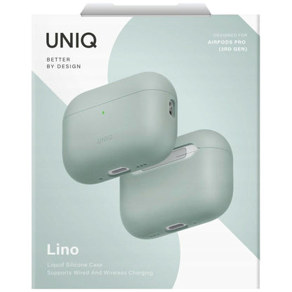 UNIQ Lino Hülle für Apple AirPods Pro 3, Minzgrün