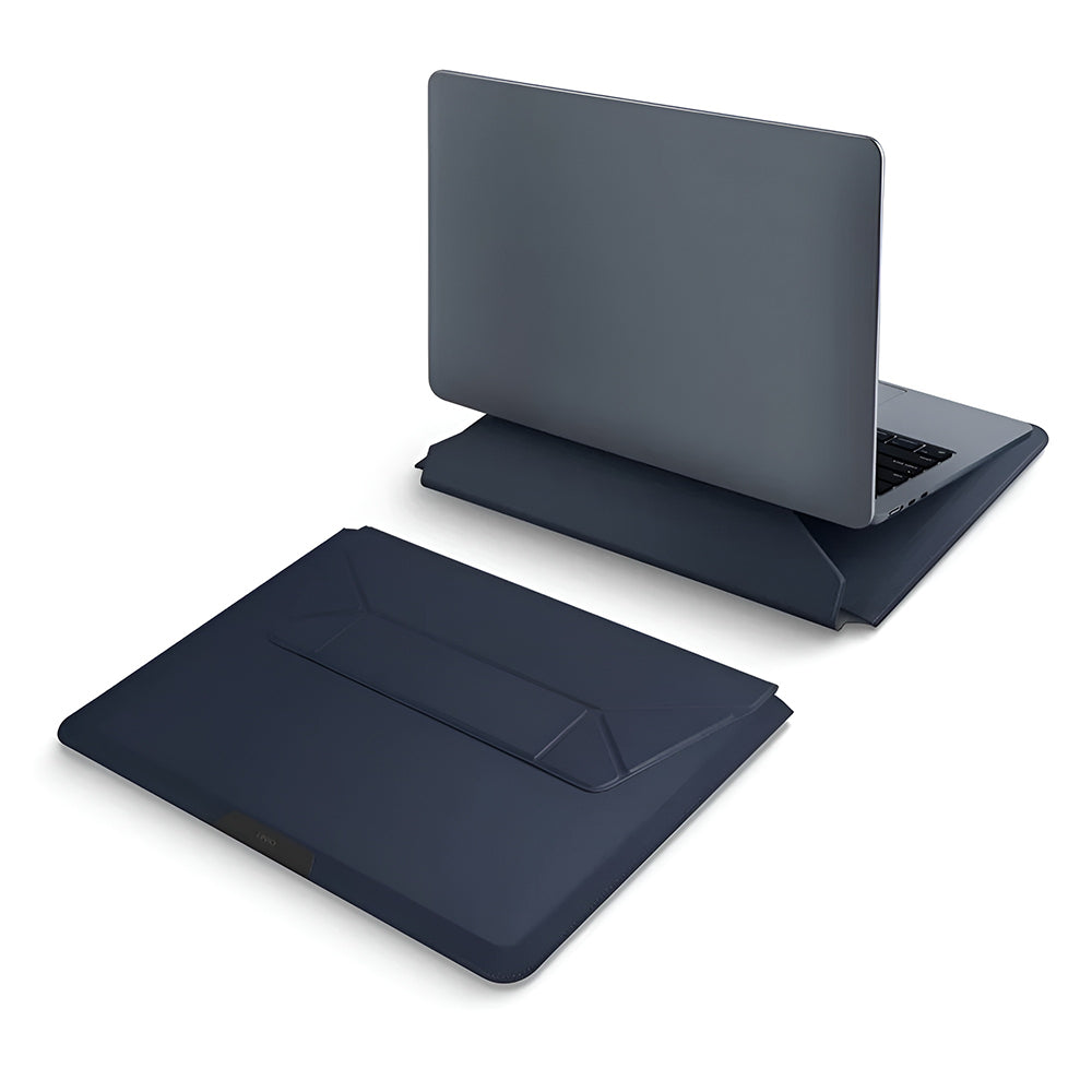 Housse UNIQ Oslo pour ordinateur portable max. 14 pouces, Bleu marine
