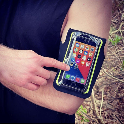 Universelle Handyhülle max. 6,5 Zoll, Techsuit, Sports TH10, Schwarz