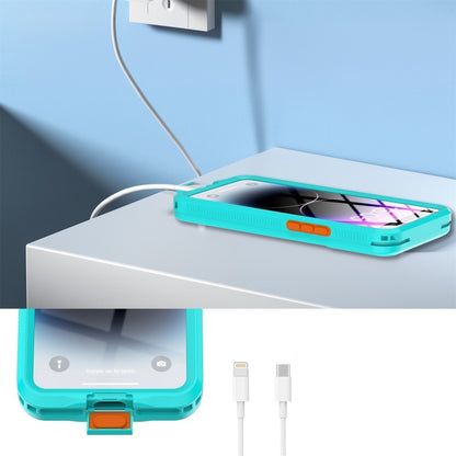 Universal Waterproof Case for Phone max. 6.1inch, ShellBox, AirBox, Blue