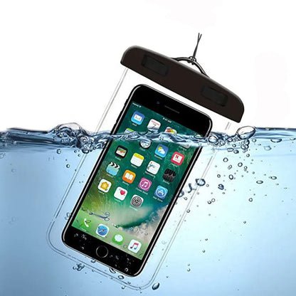 Universelle wasserdichte Handyhülle max. 6,5 Zoll, Techsuit, Schwarz
