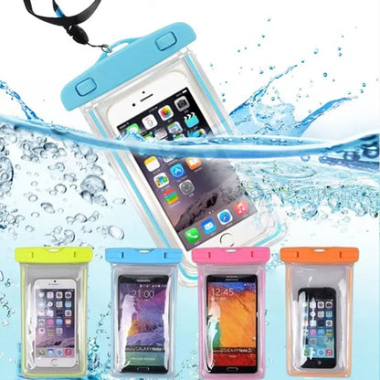 Universelle wasserdichte Handyhülle max. 6,5 Zoll, Techsuit, Schwarz