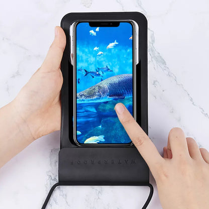 Universelle wasserdichte Handyhülle max. 6,8 Zoll, Techsuit, TWC1, Gold