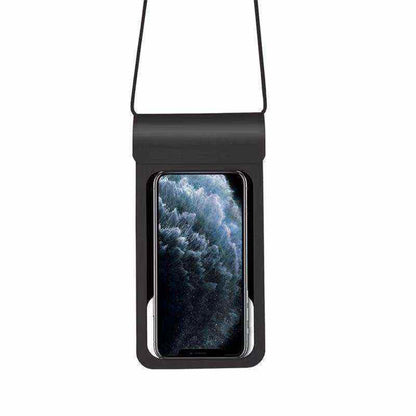 Universelle wasserdichte Hülle für Telefon max. 6,8 Zoll, Techsuit, TWC1, Schwarz