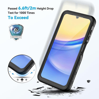 Coque étanche pour Samsung Galaxy A15 5G A156 / A15 A155, ShellBox, Noire