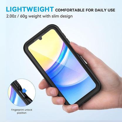 Coque étanche pour Samsung Galaxy A15 5G A156 / A15 A155, ShellBox, Noire