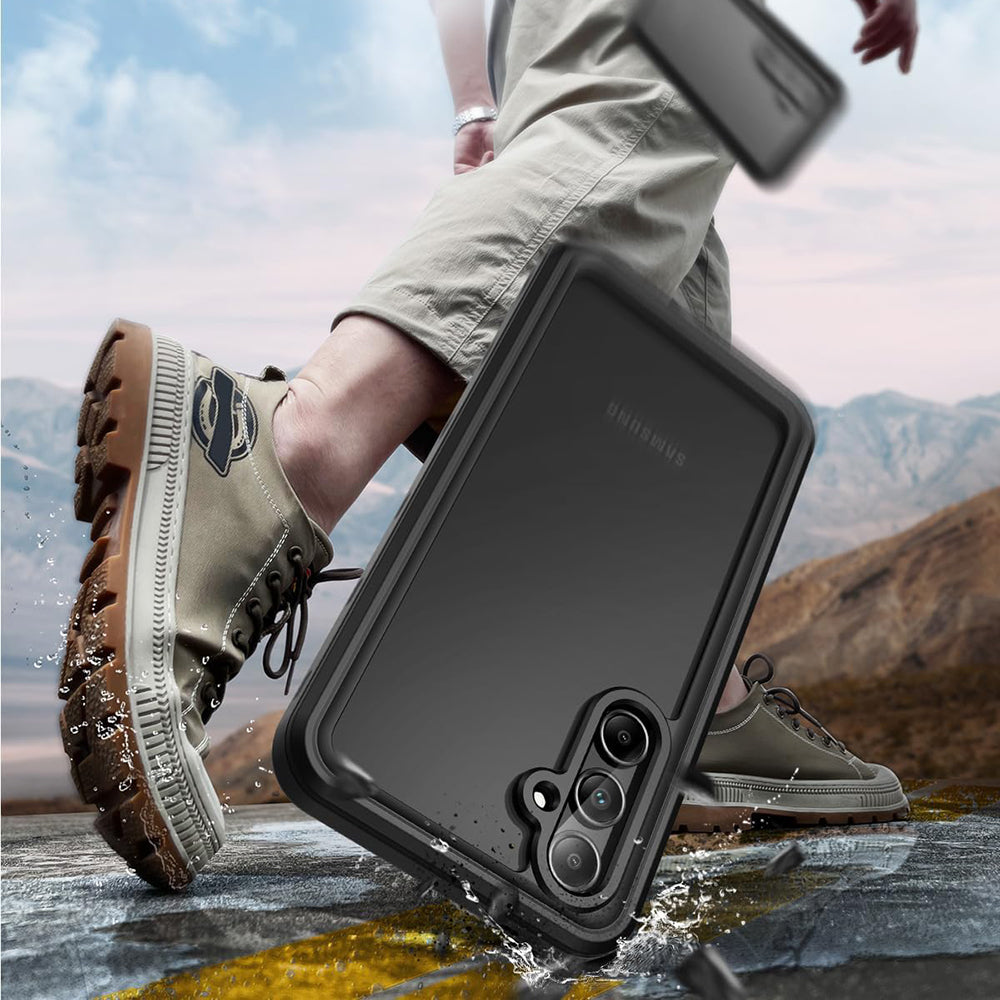 Waterproof Case for Samsung Galaxy A35 5G A356, ShellBox, Black