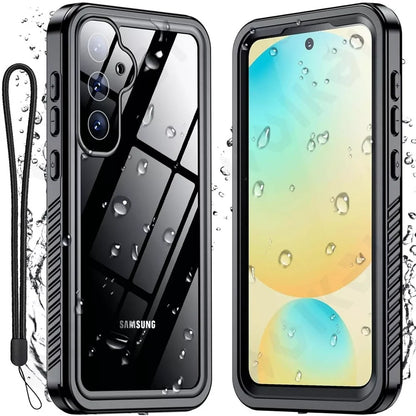 Coque Waterproof pour Samsung Galaxy S25 S931, ShellBox, Noire