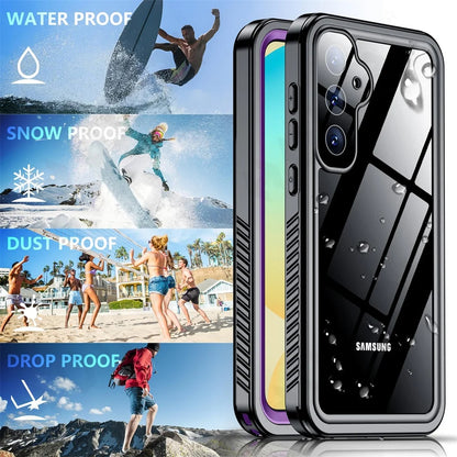 Coque Waterproof pour Samsung Galaxy S25 S931, ShellBox, Noire