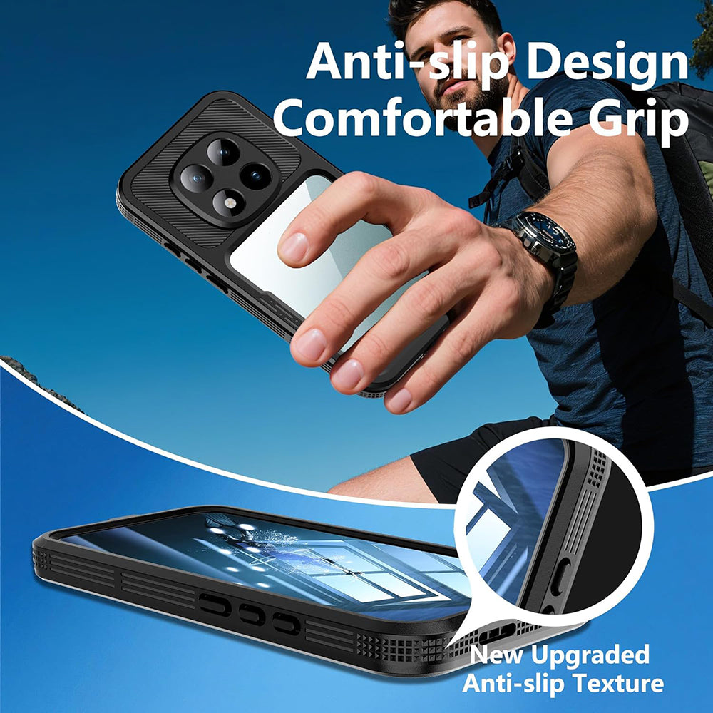 Coque étanche pour Xiaomi Redmi Note 15 Pro 5G, ShellBox, Noire