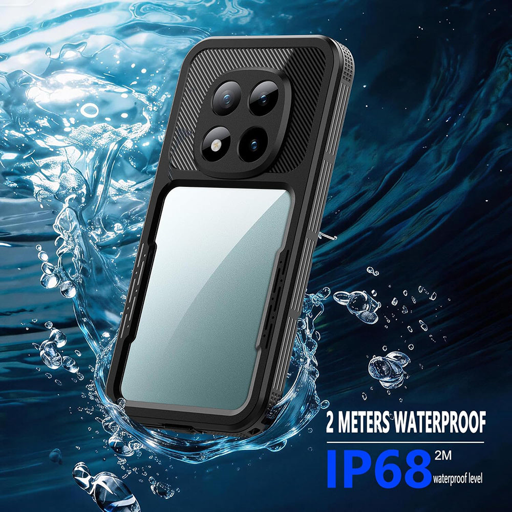 Coque étanche pour Xiaomi Redmi Note 15 Pro 5G, ShellBox, Noire