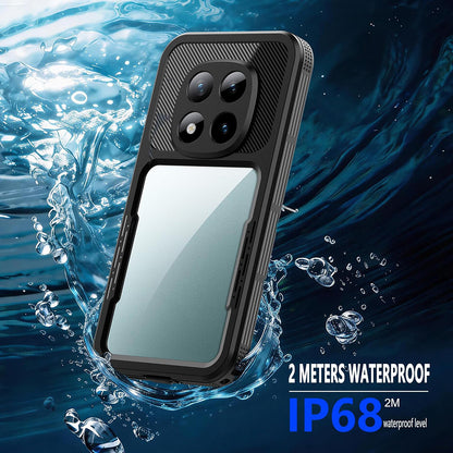 Coque étanche pour Xiaomi Redmi Note 15 Pro 5G, ShellBox, Noire