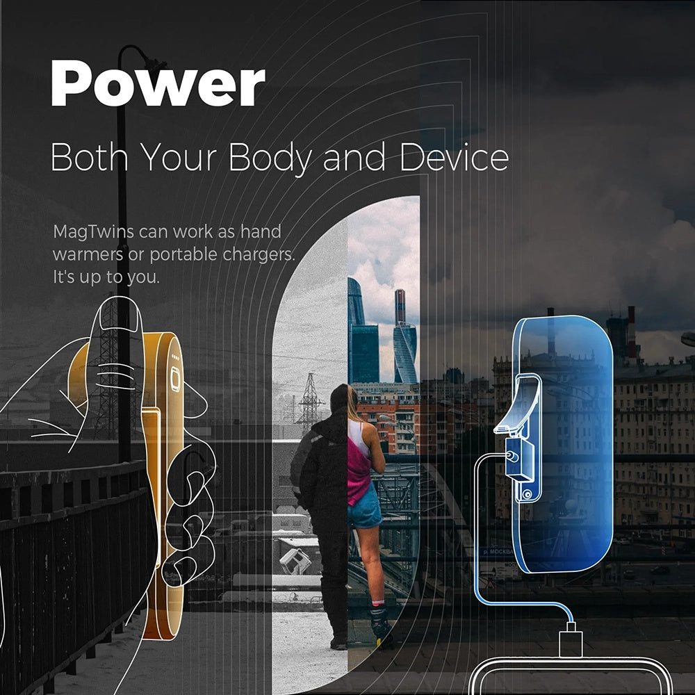 Handwärmer Ocoopa UT2s, Blau