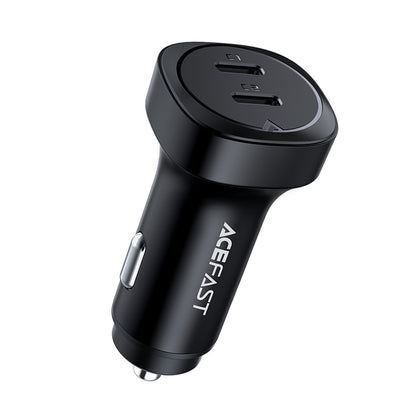 Auto-Ladegerät Acefast B2, 72W, 3A, 2 x USB-C, Schwarz