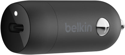Chargeur Auto Belkin BoostCharge, 30W, 3A, 1 x USB-C, Noir CCA004btBK