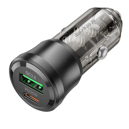 Auto-Ladegerät Borofone BZ25 Journey, 38W, 3A, 1 x USB-A - 1 x USB-C, Schwarz