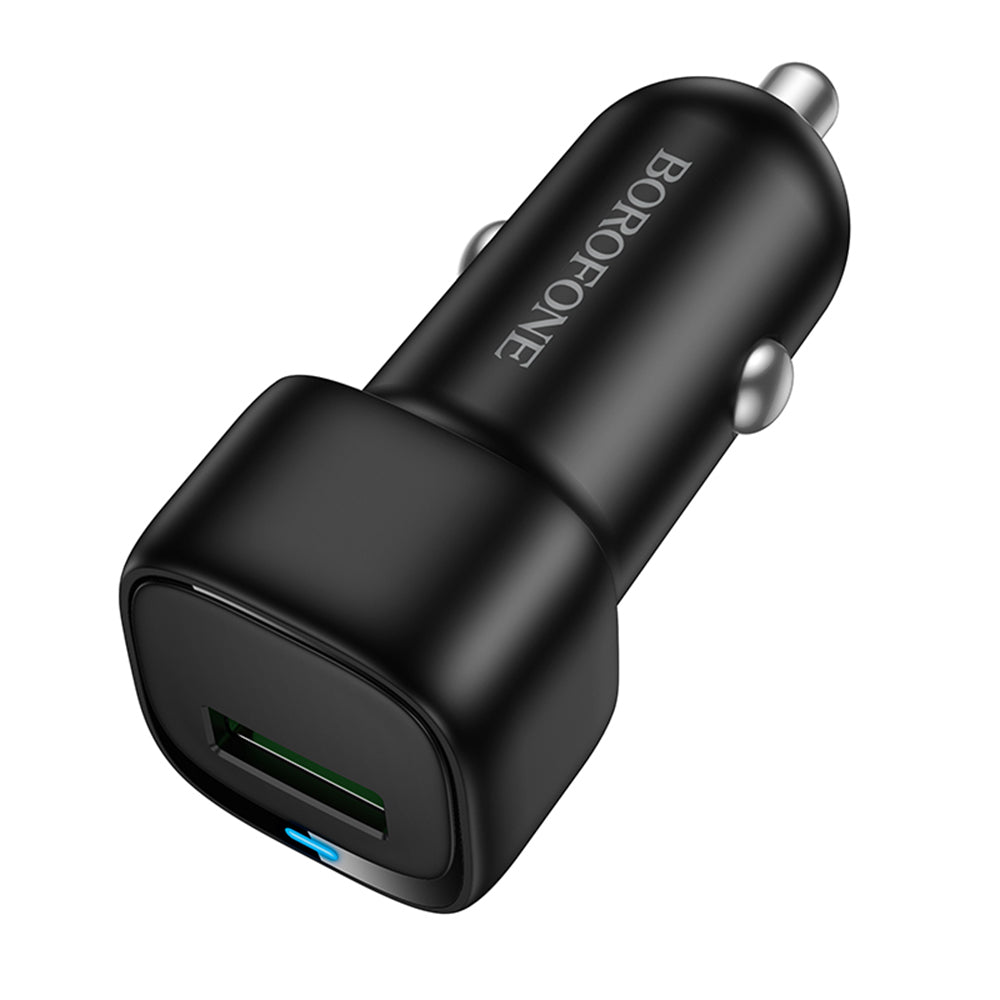 Auto-Ladegerät Borofone BZ34 Cloud, 18W, 3A, 1 x USB-A, Schwarz