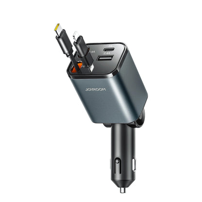 Chargeur de voiture avec câble USB-C / Lightning Joyroom JR-CCL05, 30W, 3A, 1 x USB-A - 1 x USB-C, Gris