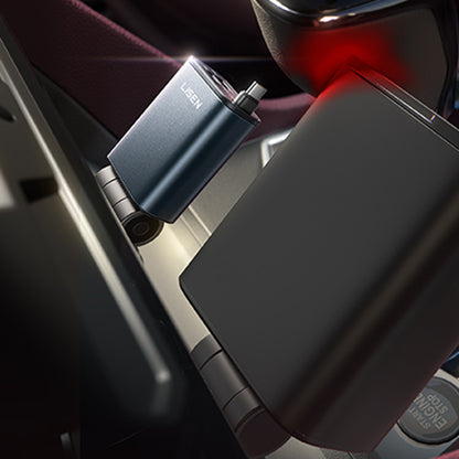 Chargeur de voiture avec câble USB-C Lisen, 57W, 3A, 1 x USB-A - 1 x USB-C, Noir YL0325010016