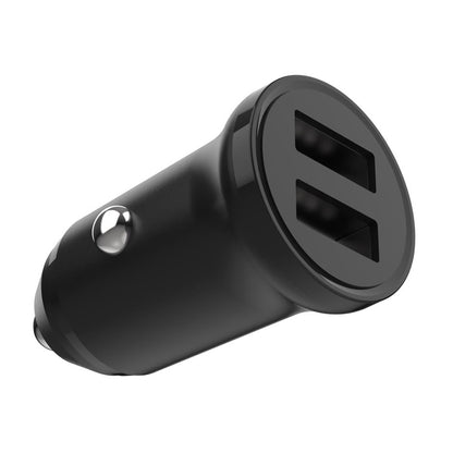 Auto-Ladegerät Fixed, 15.5W, 3A, 2 x USB-A, Schwarz