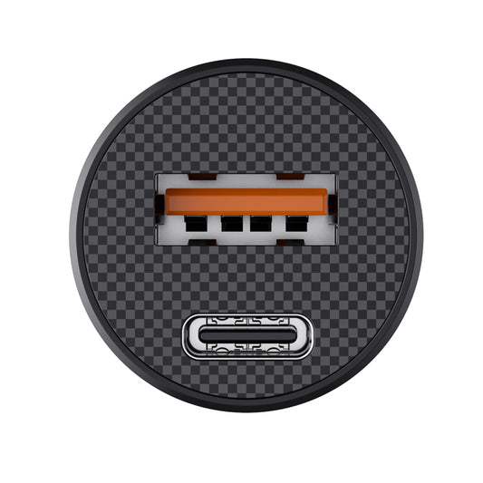 HAVIT CC2022 Car Charger, 20W, 3A, 1 x USB-A - 1 x USB-C, Black