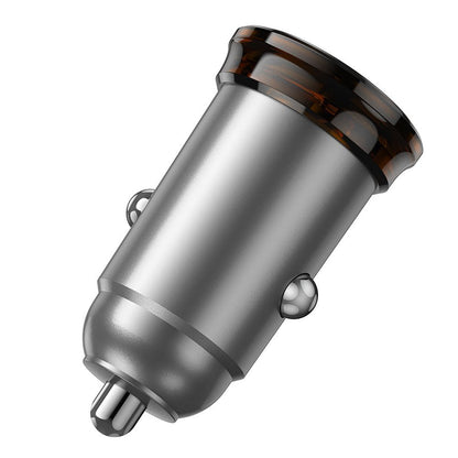 Chargeur de voiture HOCO NZ16B, 45W, 3A, 2 x USB-C, Gris