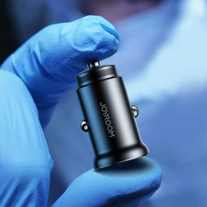 Auto-Ladegerät Joyroom JR-CCN05, 30W, 3A, 1 x USB-A - 1 x USB-C, Schwarz