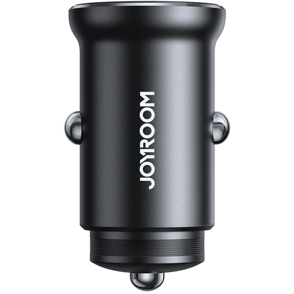 Auto-Ladegerät Joyroom JR-CCN06, 30W, 3A, 2 x USB-C, Schwarz