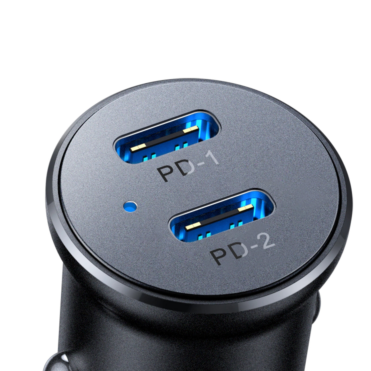 Auto-Ladegerät Joyroom JR-CCN06, 30W, 3A, 2 x USB-C, Schwarz