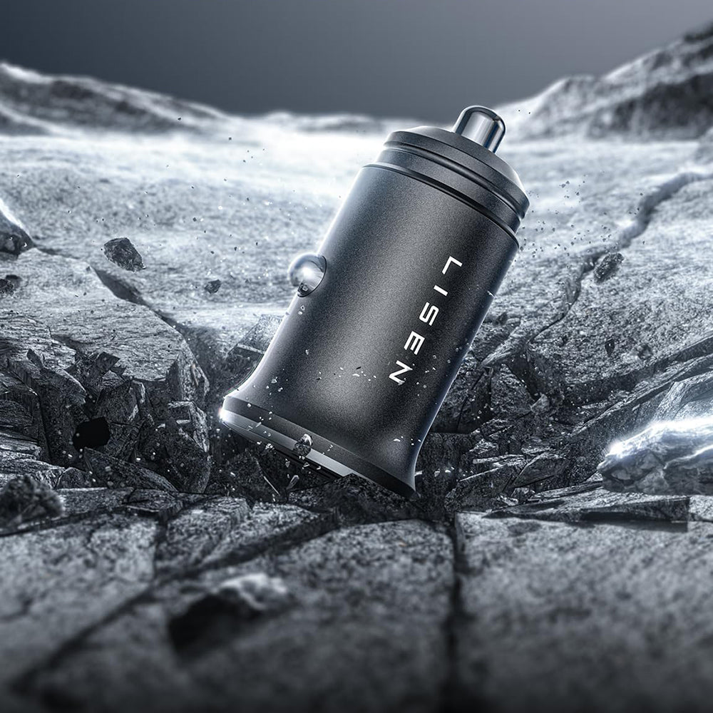 Chargeur Auto Lisen, 45W, 3A, 2 x USB-C, Noir YL0223080007