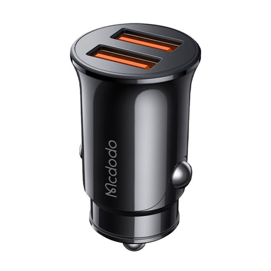 Auto-Ladegerät McDodo CC-6602, 12W, 2.4A, 2 x USB-A, Schwarz