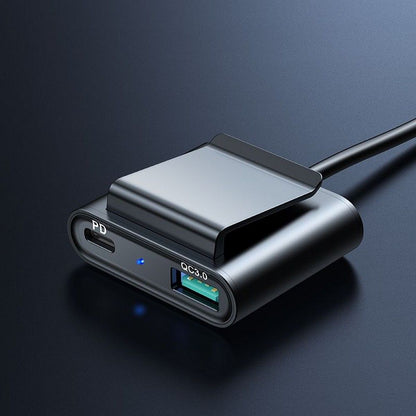 Auto-Ladegerät Joyroom JR-CL05, 72W, 3A, 2 x USB-C - 3 x USB-A, Schwarz
