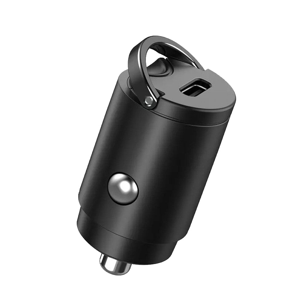 Chargeur Auto Techsuit C5 NanoVolt, 30W, 3A, 1 x USB-C, Noir