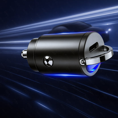 Chargeur Auto Techsuit C5 NanoVolt, 30W, 3A, 1 x USB-C, Noir