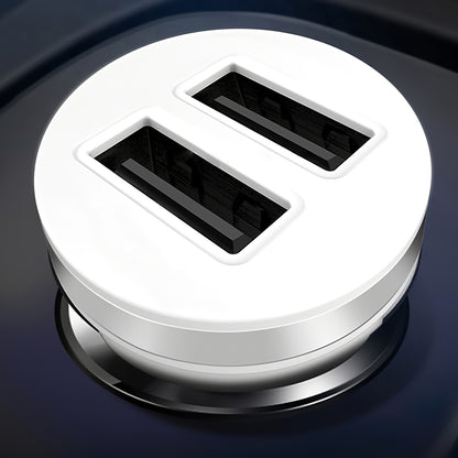 Auto-Ladegerät XO Design CC-18, 10.5W, 2.1A, 2 x USB-A, Weiß