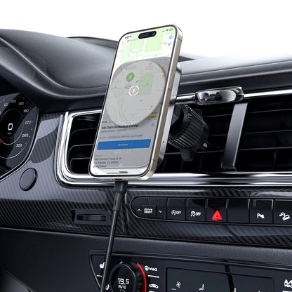 Auto Wireless-Ladegerät Acefast D18 2in1, 15W, 1.67A, Schwarz